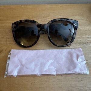 Celine Brown Oversized Cat-Eye Sunglasses